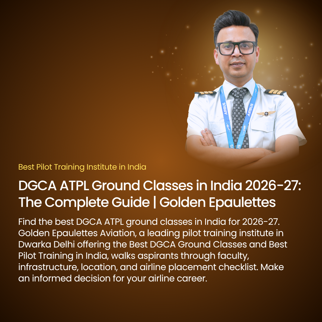 DGCA ATPL Ground Classes in India 2026-27: The Complete Guide | Golden Epaulettes